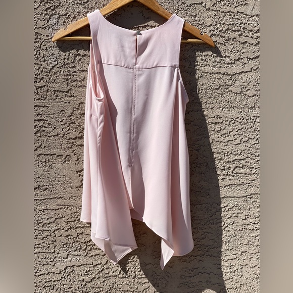 RACHEL Rachel Roy Baby Pink Sleeveless flowy top - Small - Picture 2 of 3